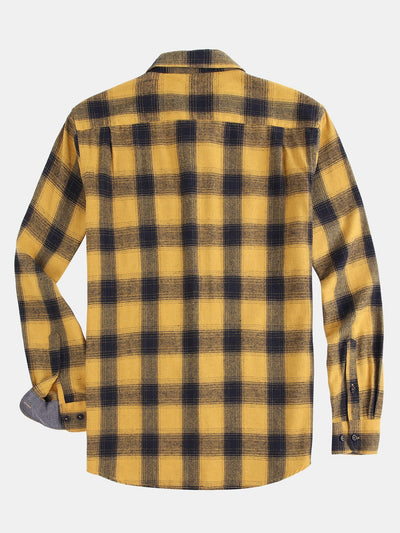 Darío® | Flannel Plaid Button Up Shirt