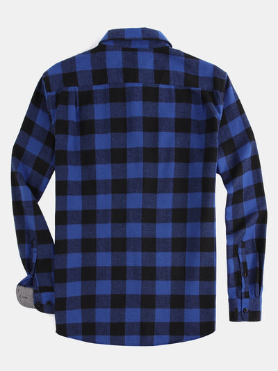 Decio® | Flannel Plaid Button Up Shirt