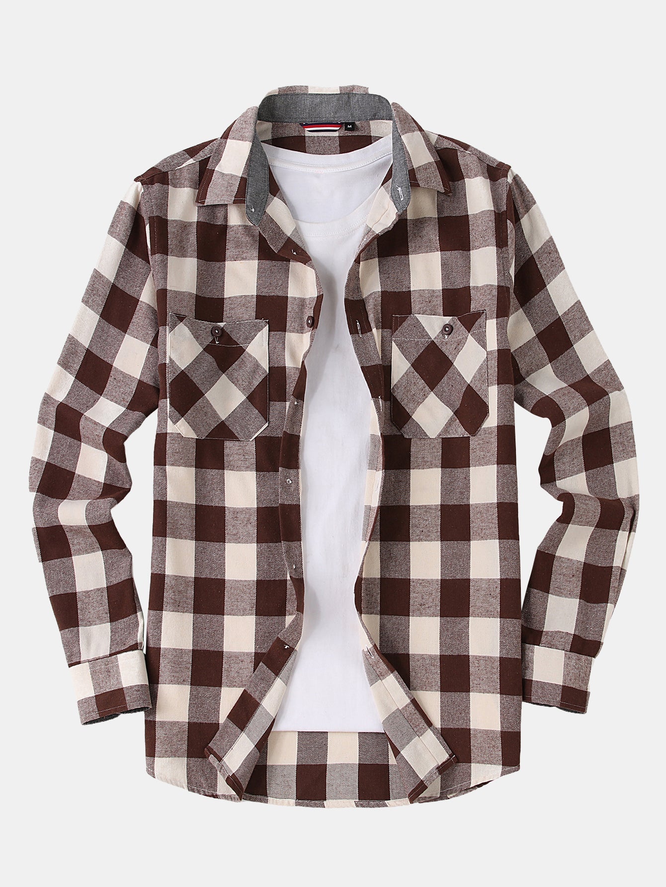 Dervin® | Flannel Plaid Button Up Shirt