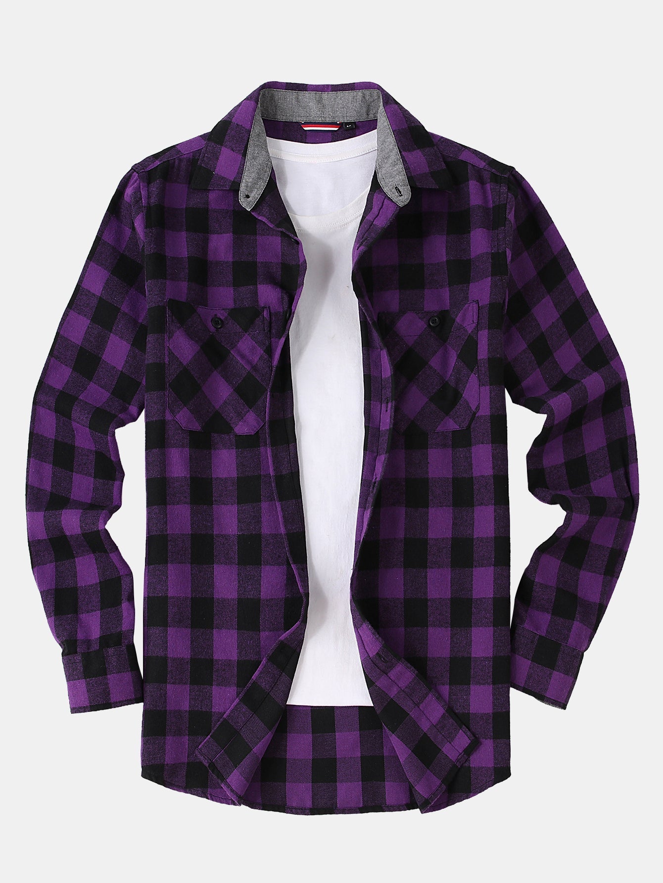 Dervin® | Flannel Plaid Button Up Shirt