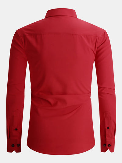 Dalmacio® | Long Sleeve Contrast Dress Shirt