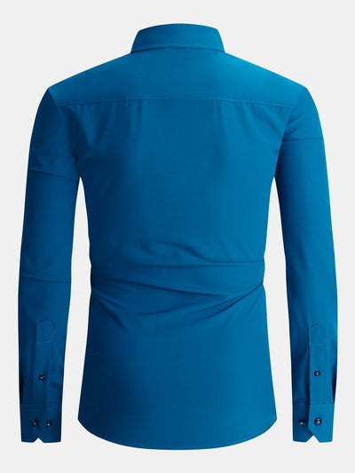 Dalmacio® | Long Sleeve Contrast Dress Shirt