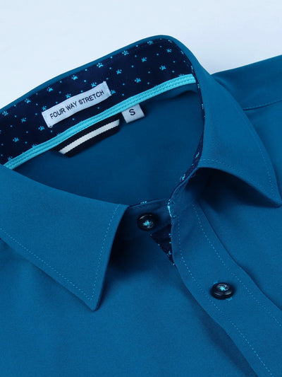 Dalmacio® | Long Sleeve Contrast Dress Shirt