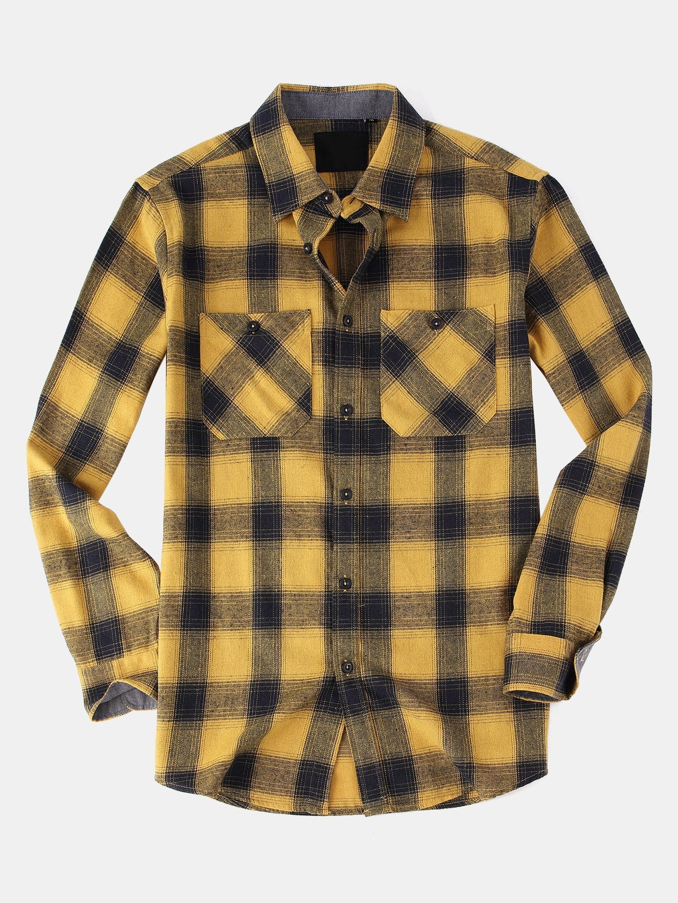 Darío® | Flannel Plaid Button Up Shirt