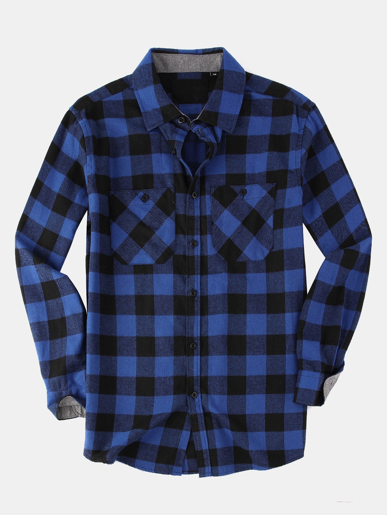 Decio® | Flannel Plaid Button Up Shirt