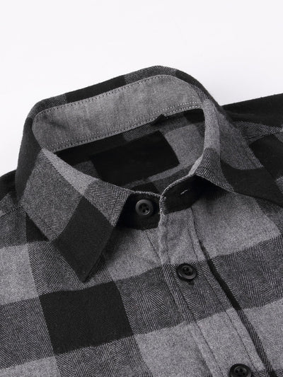 Decio® | Flannel Plaid Button Up Shirt