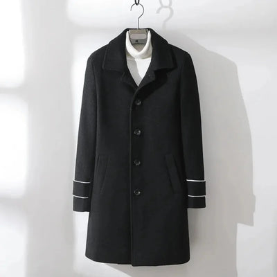 Hilario | Zach Premium Wool Trench Coat