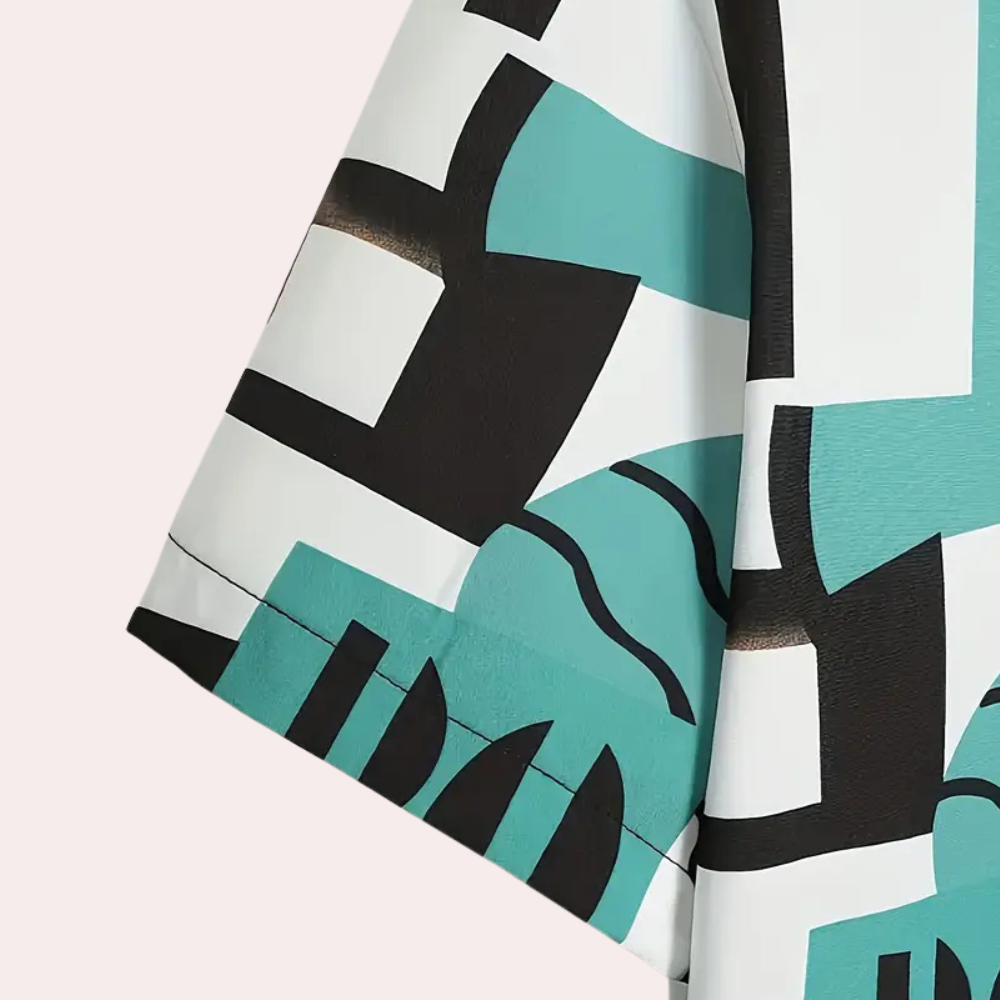 Fernando® | Vibrant Printed Shirt For Men