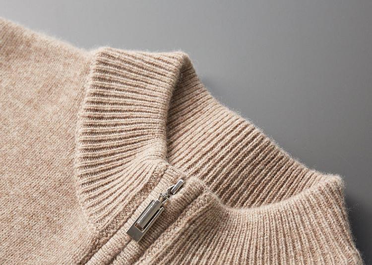 James® | Cashmere Sweater With Half Zipper