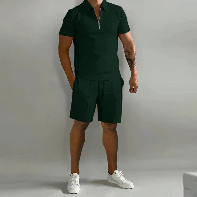 Malcom® | Luxury Polo & Short Summer Set