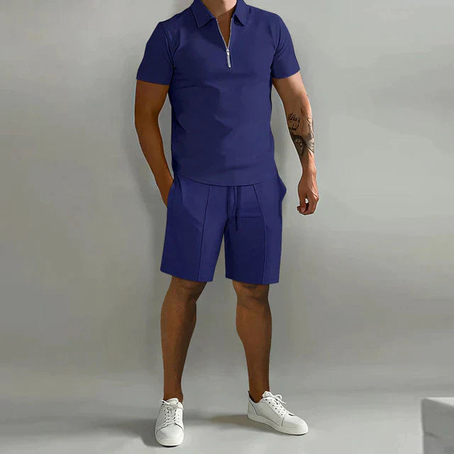 Malcom® | Luxury Polo & Short Summer Set