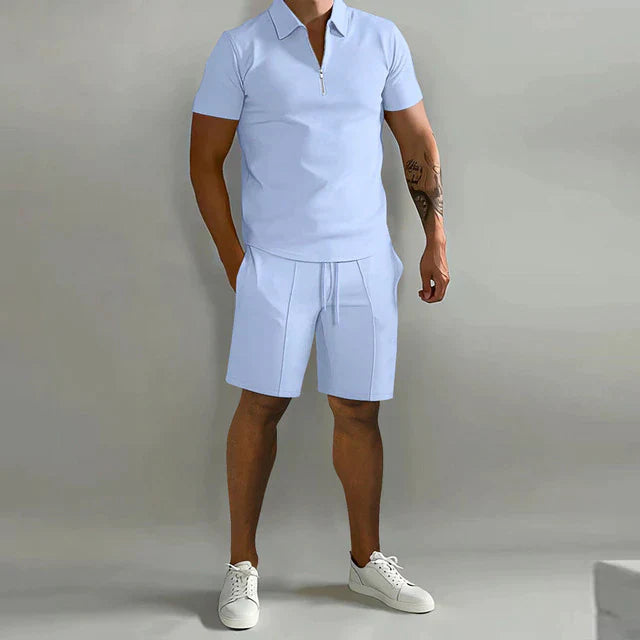 Malcom® | Luxury Polo & Short Summer Set