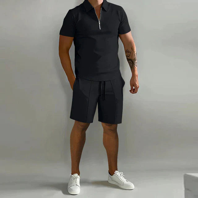 Malcom® | Luxury Polo & Short Summer Set