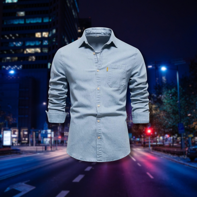 Eduardo® | Fashionable Slim Fit Denim Shirt