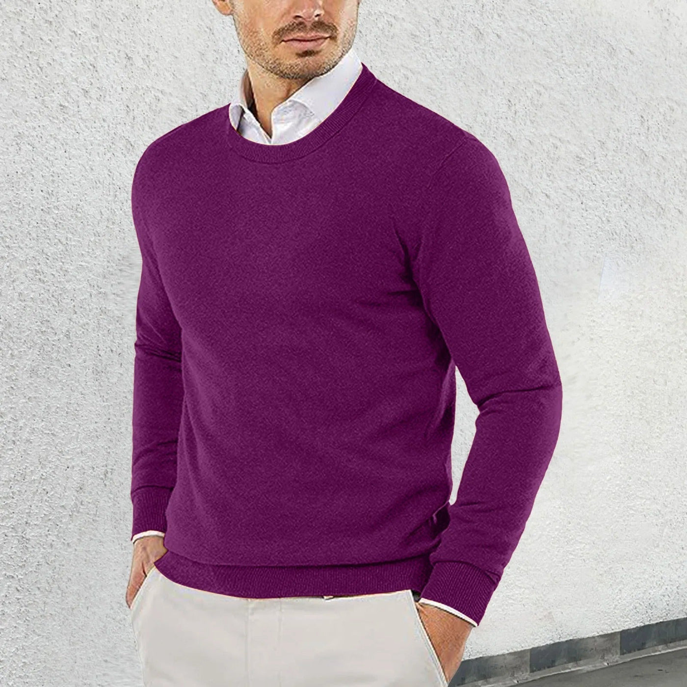 Fernando® | Crewneck Cotton Sweater