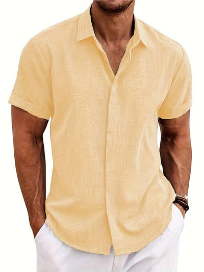 Elliot® | Stylish, Buttoned Short-Sleeved Shirt For Men