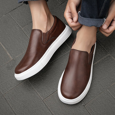 River | Casual Leather Slip-On Shoes