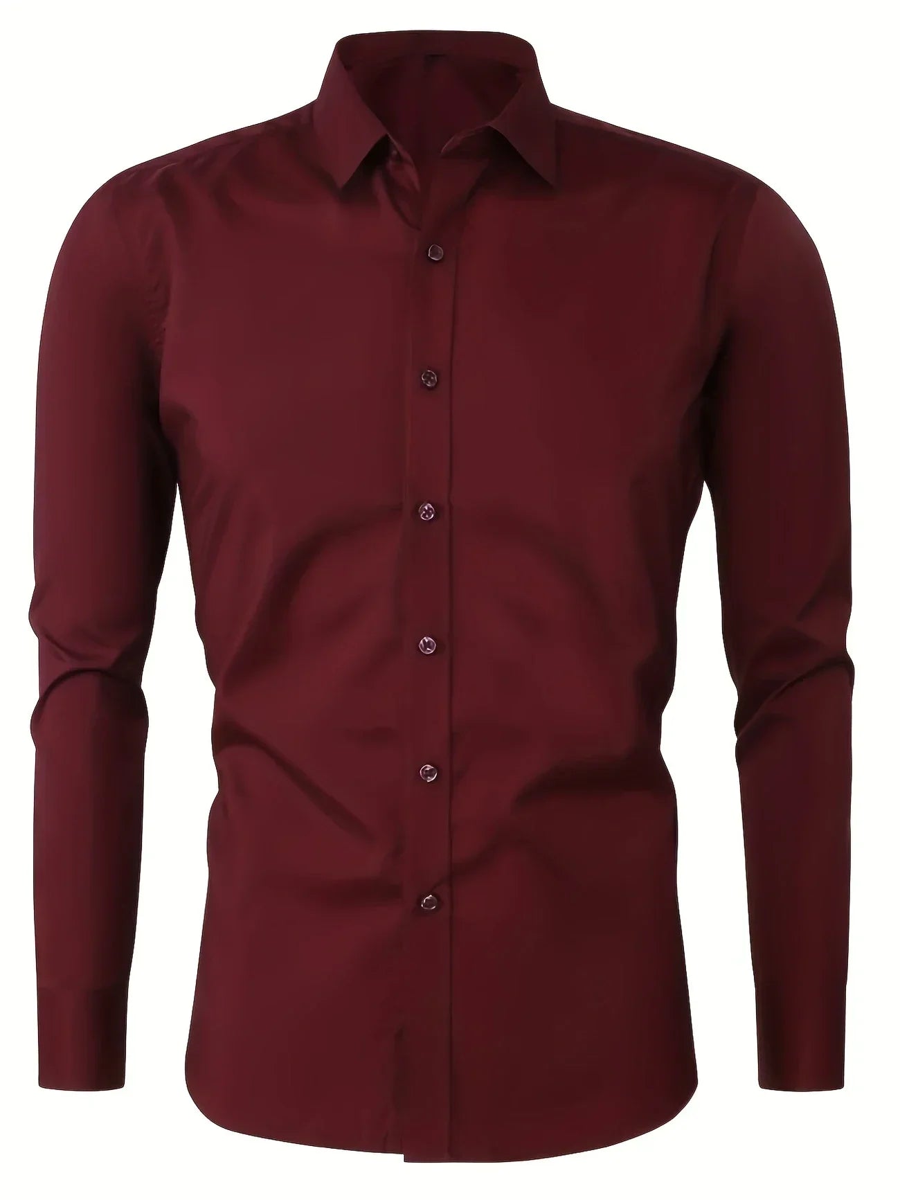Omar | Elegant long-sleeved button-down shirt
