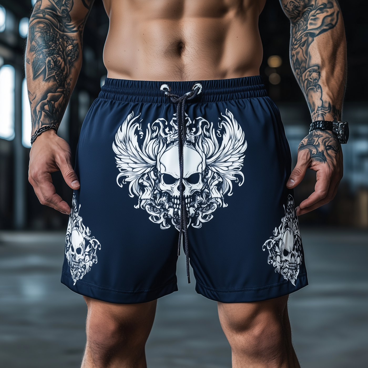 Uriah | Men'S Summer Fashion Street Style Printed Casual Shorts