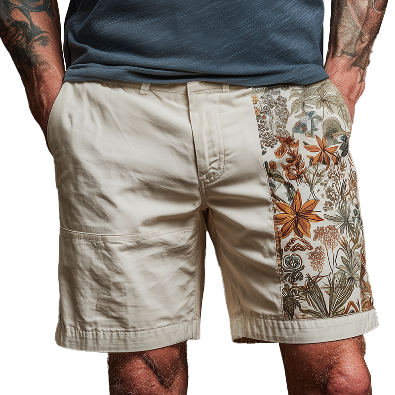 Zachary | Men'S Summer Fashion Printed Cotton Blended Casual Shorts