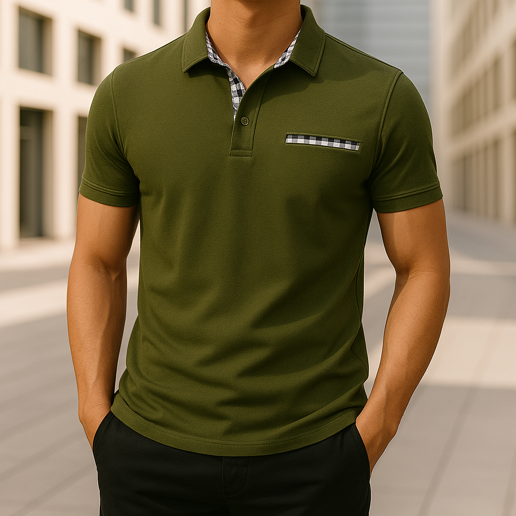 Kean® | Gingham Polo Shirt