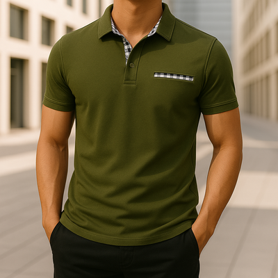 Kean® | Gingham Polo Shirt