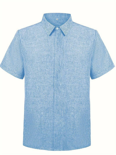Elliot® | Stylish, Buttoned Short-Sleeved Shirt For Men