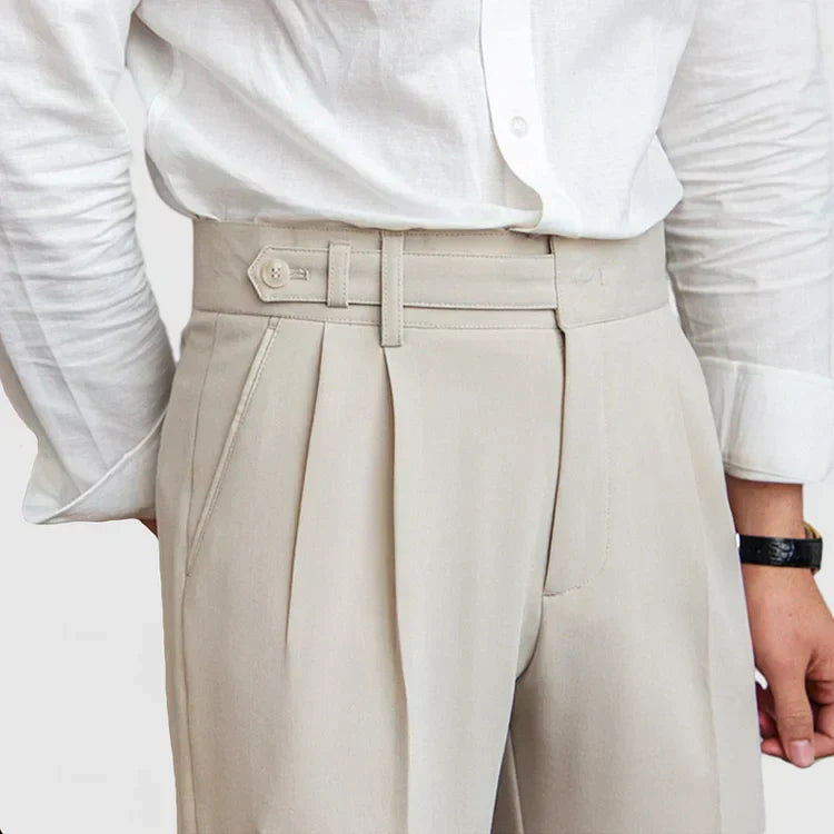 Severiano® | Straight Suit Trousers With High Waist