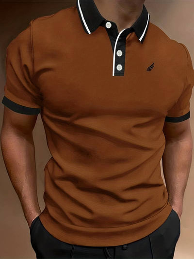 Lucila® | Casual, Plain Polo Shirt For Men