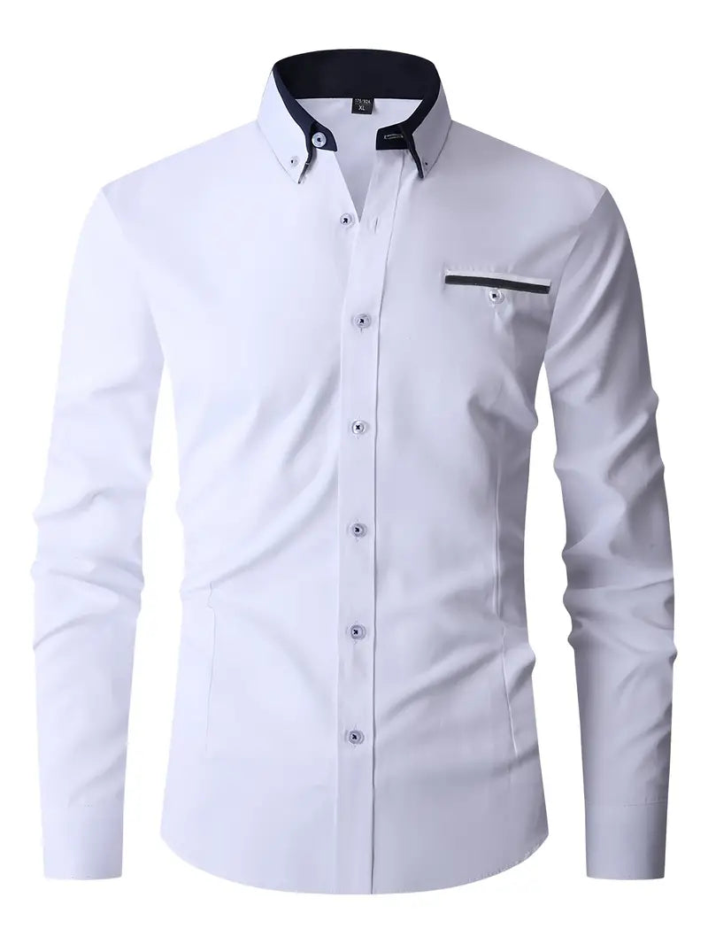 Apolinar® | Classic Formal Button Down Shirt For Men