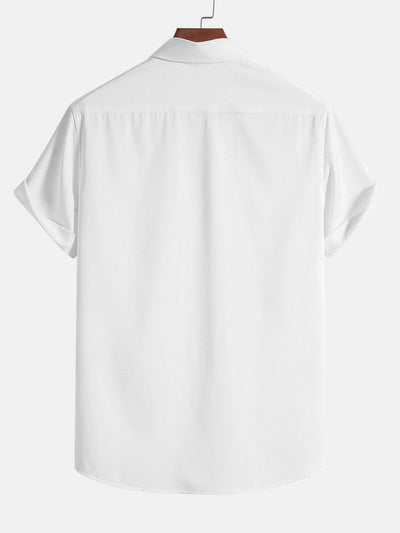 Alois® | Butterflies Print Short Sleeve Shirts