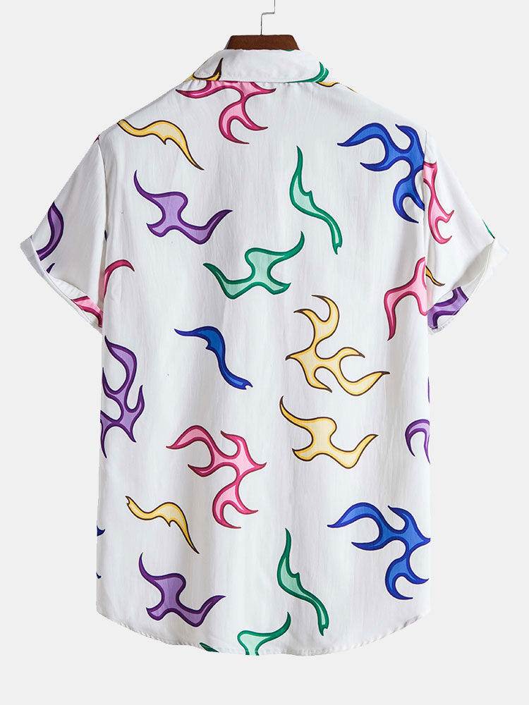 Agathangelos® | Abstract Print Shirt