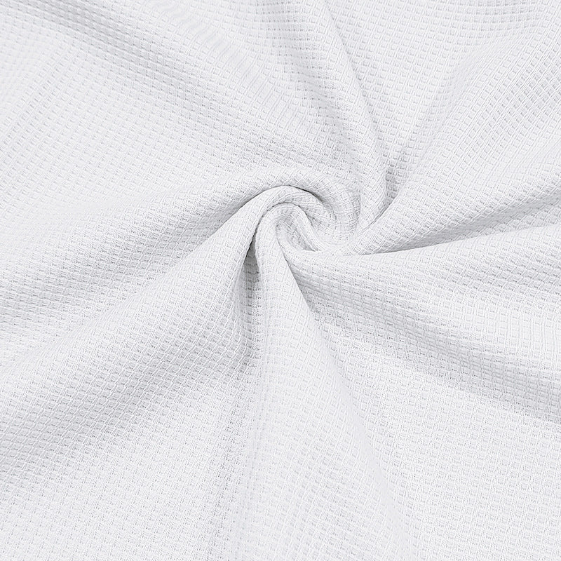 Erik | Men'S Spring And Summer Fashion Casual Waffle Color Contrast Stitching Henry Collar Short Sleeve T-Shirt