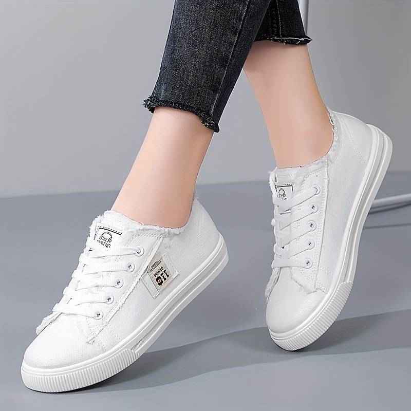 Dexter | Riley Frayed Canvas Sneakers