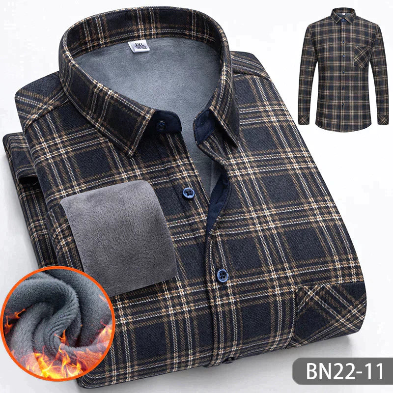 Kern® | Casual, Thick, Warm Men'S Shirt For Autumn