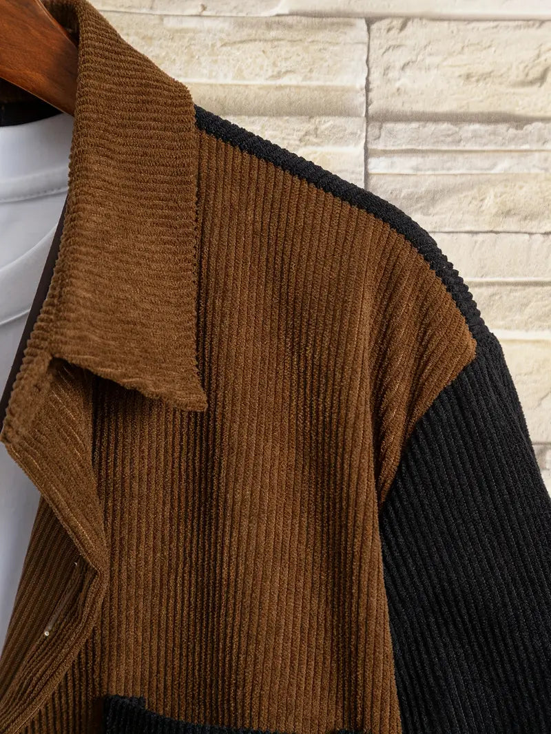 Enrique® | Color Block Retro Shirt For Men