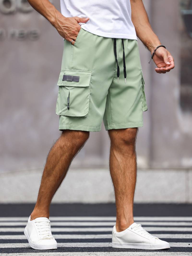 Orestes® | Trendy Men'S Cargo Shorts With Drawstring