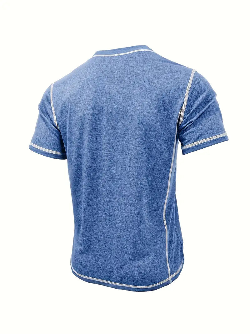 Malcolm | Short-sleeved button-down T-shirt