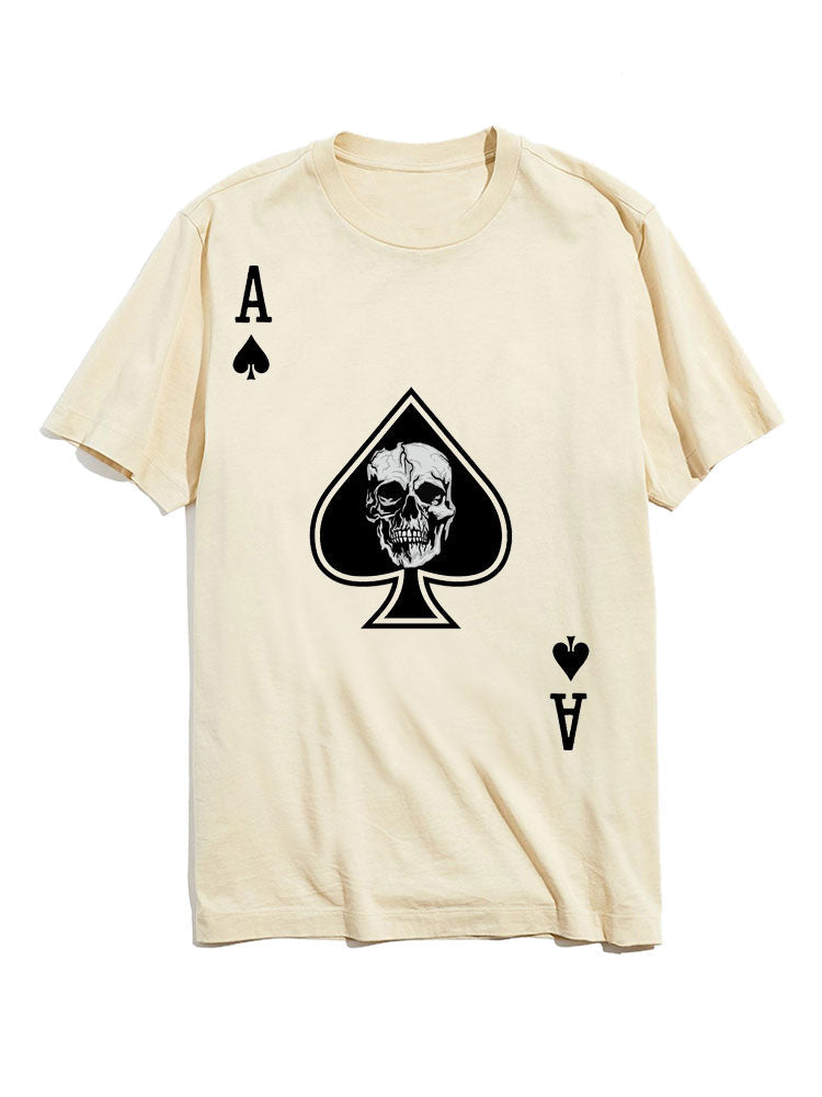 Cirilo® | Ace of Spades Poker Graphic T-Shirts