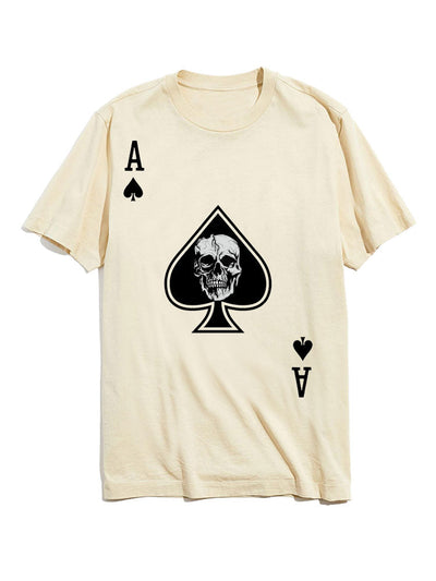 Cirilo® | Ace of Spades Poker Graphic T-Shirts