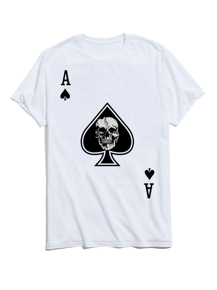 Cirilo® | Ace of Spades Poker Graphic T-Shirts