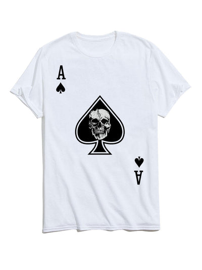 Cirilo® | Ace of Spades Poker Graphic T-Shirts