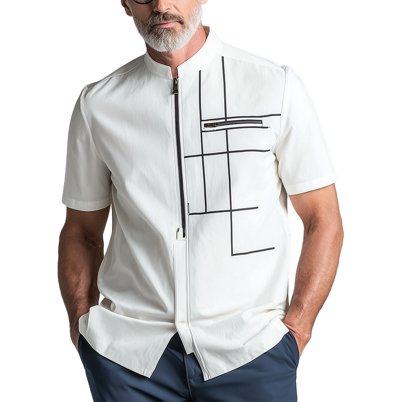 Joseph | Men'S Summer Fashion Cotton Blended Short Sleeve Shirt