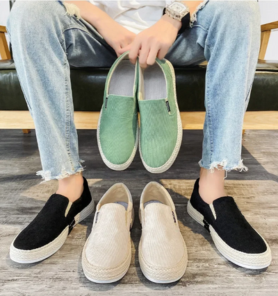 Cyrus | Breathable Slip-On Canvas Shoes