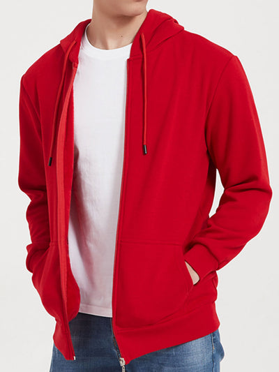 Tanner | Basic Zip Through Hoodie
