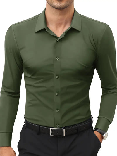 Lark® | Long-Sleeved Shirt With Button Placket For Men