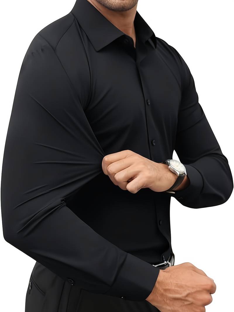 Duncan® | Long-Sleeved Shirt With Buttons For Men