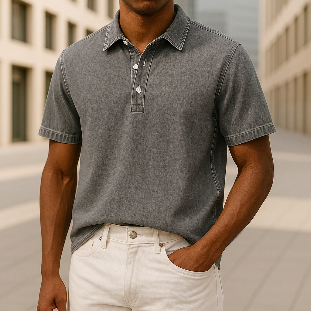 Kavan® | Denim Polo Shirt