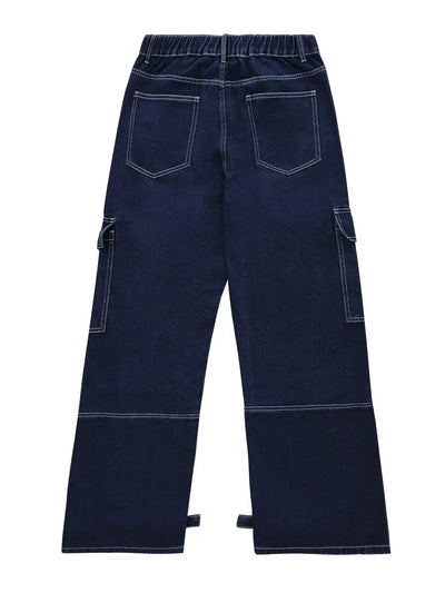 Jovian® | Denim Straight Baggy Pants