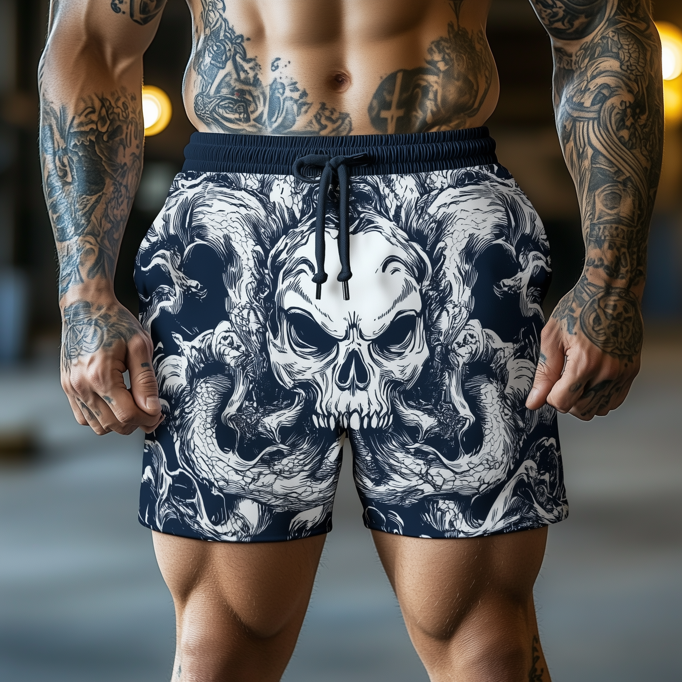 Uriah | Men'S Summer Fashion Street Style Printed Casual Shorts